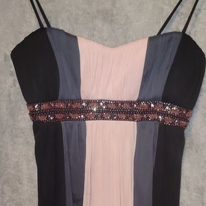City triangle pink and black dress